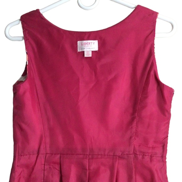 Liberty of London Sheath Dress size 2 Multi color Floral Print Knee Leng… - Picture 9 of 16